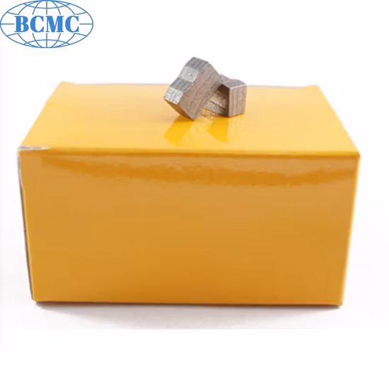 ダイヤモンド溶岩 Bcmc ツールは工場出荷時の価格でセグメント化されたブレード中国石切断セグメント